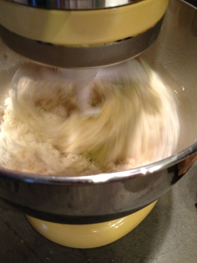 When you first add the flour