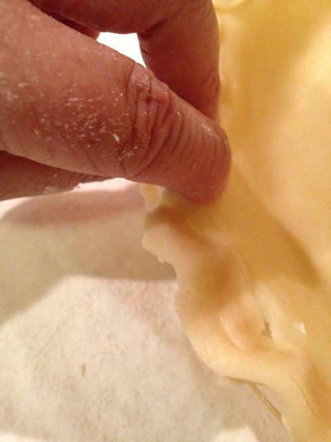 Crimping Pie Crust
