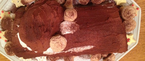 Finished Buche de Noel