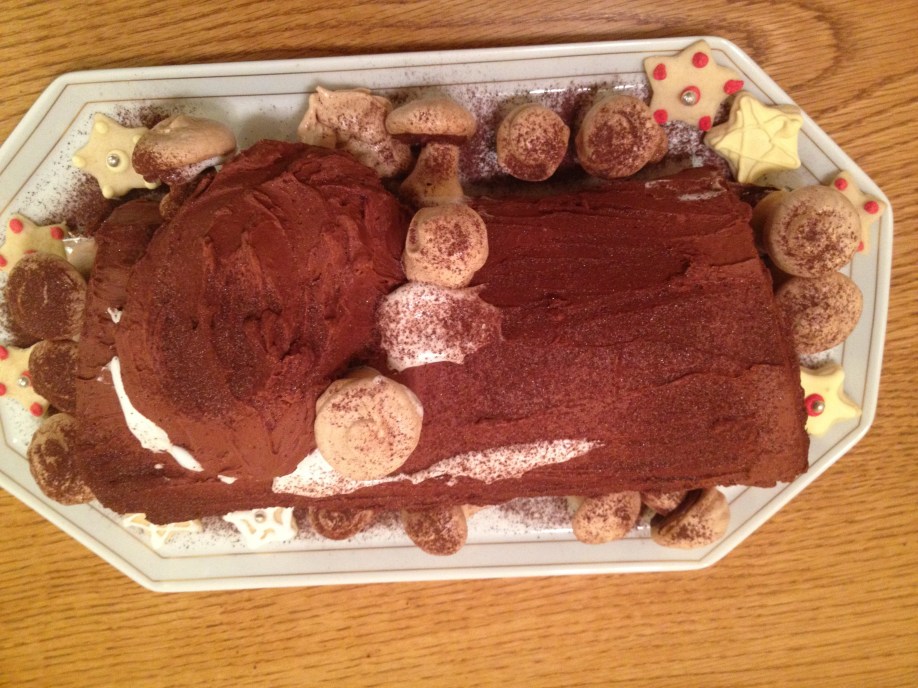 Finished Buche de Noel
