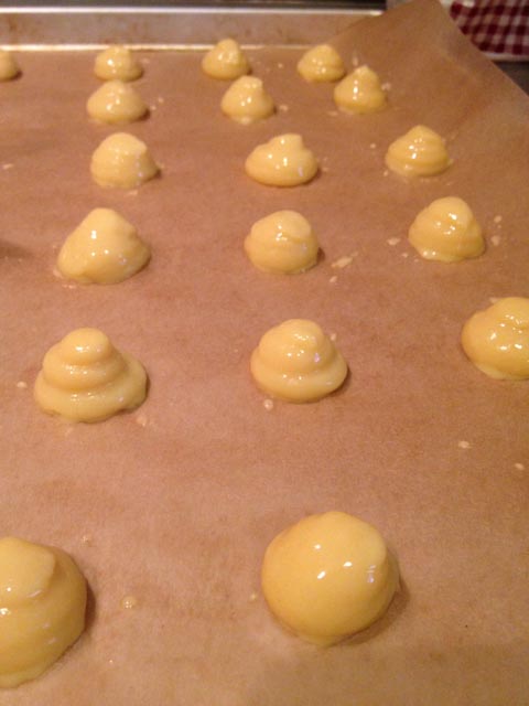 Pate a Choux - ready to bake
