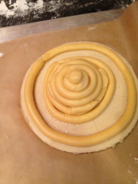 Pate a Choux on Puff Pastry