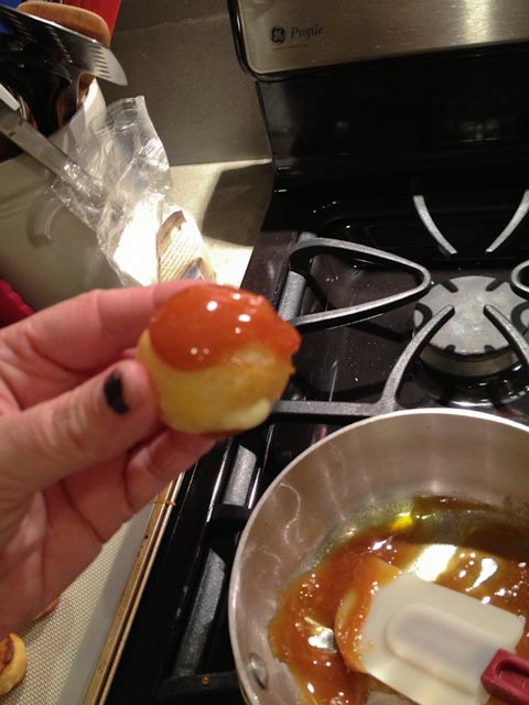 Caramel on Cream Puff