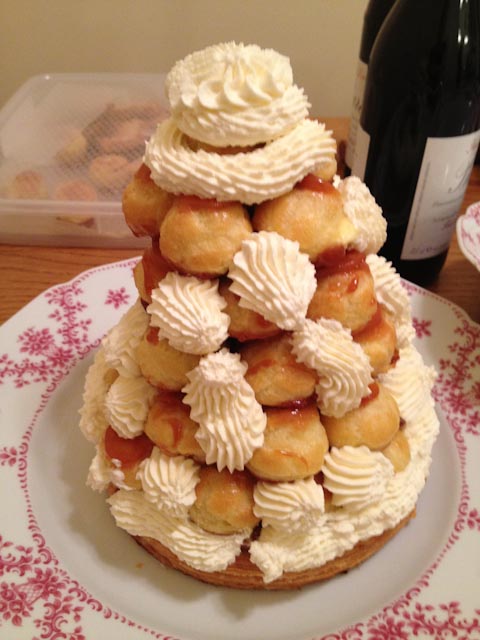 Finished St. Honorê Cake