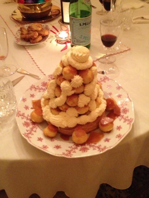 Finished St. Honorê Cake