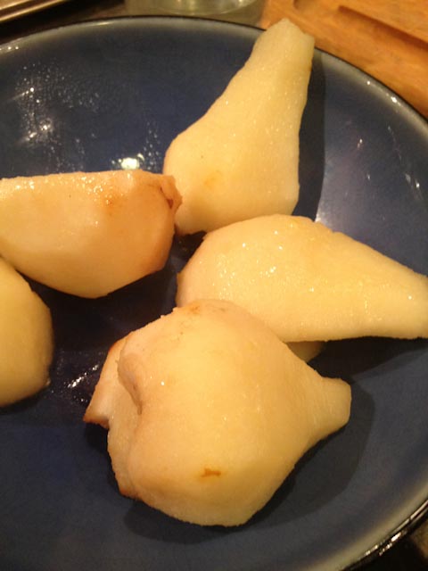 Poached Pear